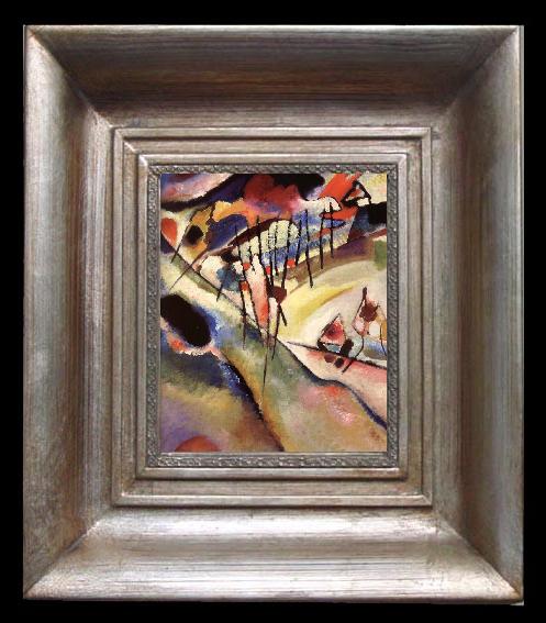 framed  Wassily Kandinsky Landscape, Ta077-2